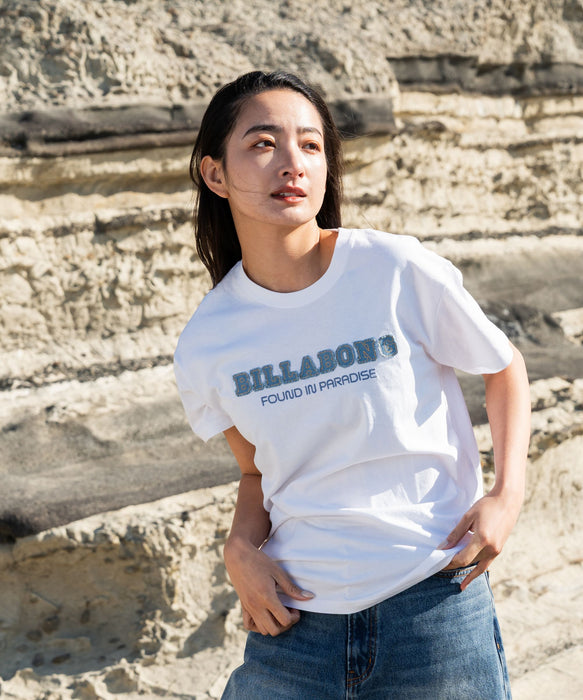 BILLABONG ウィメンズ 【抗菌・防臭】【BOY FIT】DENIM APPRIQUE BOY FIT TEE Tシャツ 【2026年夏モデル】