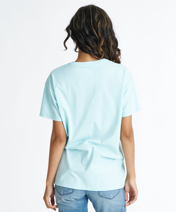 BILLABONG ウィメンズ DENIM APPRIQUE BOY FIT TEE Tシャツ 【2026年夏モデル】 CWR / L