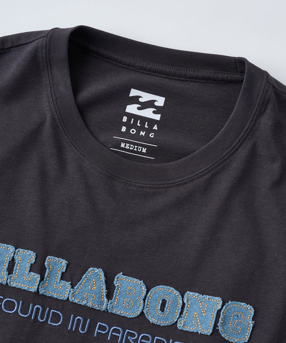BILLABONG ウィメンズ DENIM APPRIQUE BOY FIT TEE Tシャツ 【2026年夏モデル】 OFB / L
