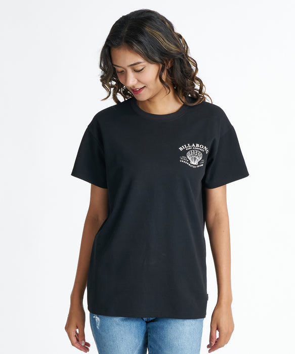 BILLABONG ウィメンズ SUMMER ICONS BOY FIT COOL TEE Tシャツ 【2026年夏モデル】 BPB / L