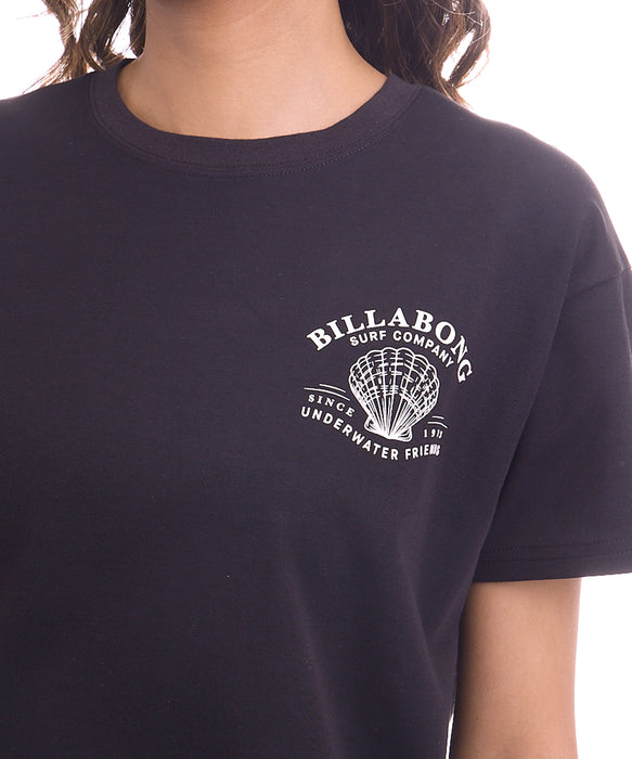 BILLABONG ウィメンズ SUMMER ICONS BOY FIT COOL TEE Tシャツ 【2026年夏モデル】 BPB / L