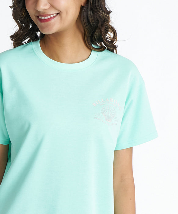BILLABONG ウィメンズ SUMMER ICONS BOY FIT COOL TEE Tシャツ 【2026年夏モデル】 JAD / L