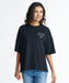 BILLABONG ウィメンズ SERIF CLEAN LOGO MEDIUM LOOSE TEE Tシャツ 【2026年夏モデル】 BLK / M