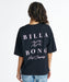 BILLABONG ウィメンズ SERIF CLEAN LOGO MEDIUM LOOSE TEE Tシャツ 【2026年夏モデル】 BLK / M