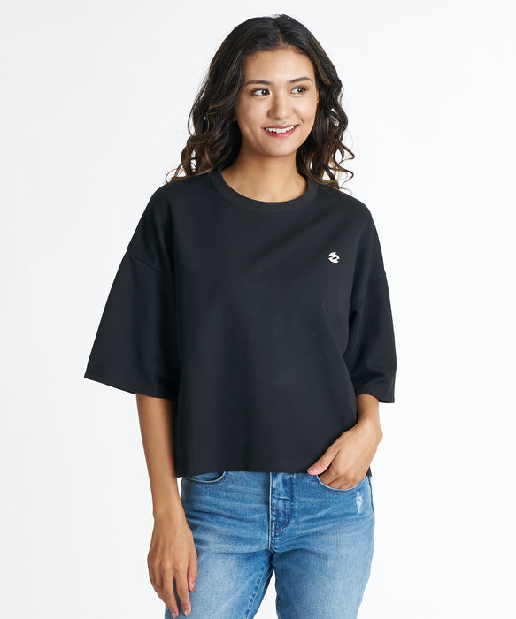 BILLABONG ウィメンズ HORIZON ARCH LOOSE CROPPED COOL TEE Tシャツ 【2026年夏モデル】 BPB / M