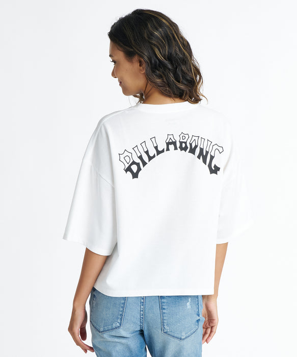 BILLABONG ウィメンズ HORIZON ARCH LOOSE CROPPED COOL TEE Tシャツ 【2026年夏モデル】 SCS / M