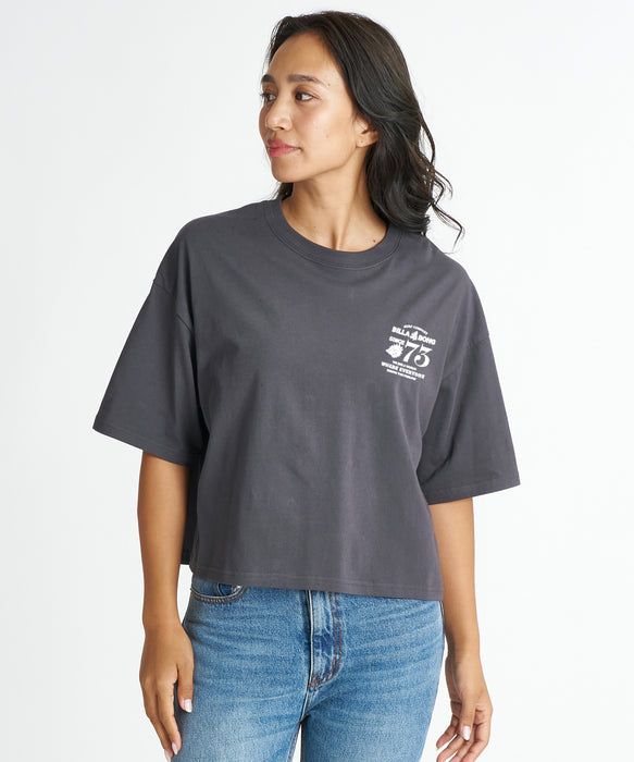 BILLABONG ウィメンズ RHOMBUS LOOSE CROPPED COOL DRY TEE Tシャツ 【2026年夏モデル】 OFB / M