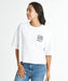 BILLABONG ウィメンズ RHOMBUS LOOSE CROPPED COOL DRY TEE Tシャツ 【2026年夏モデル】 WHT / M