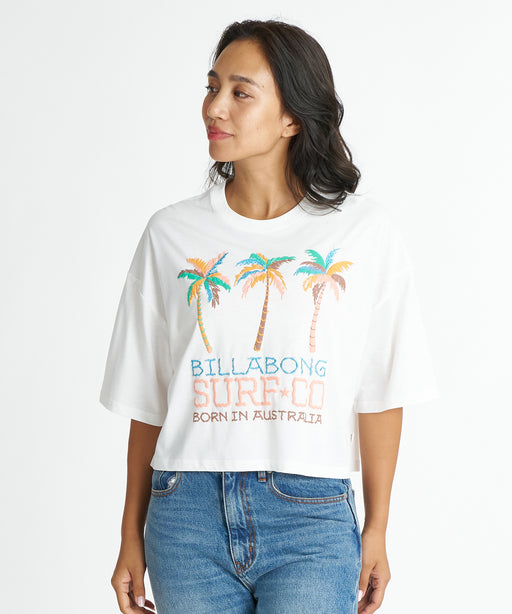 BILLABONG ウィメンズ FOUND IT PARADISE LS CROPPED TEE Tシャツ 【2026年夏モデル】 SCS / M