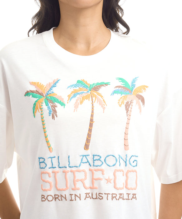 BILLABONG ウィメンズ FOUND IT PARADISE LS CROPPED TEE Tシャツ 【2026年夏モデル】 SCS / M