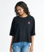 BILLABONG ウィメンズ CHERRY WIDE LOOSE CROPPED TEE Tシャツ 【2026年夏モデル】 BLK / M