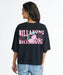 BILLABONG ウィメンズ CHERRY WIDE LOOSE CROPPED TEE Tシャツ 【2026年夏モデル】 BLK / M