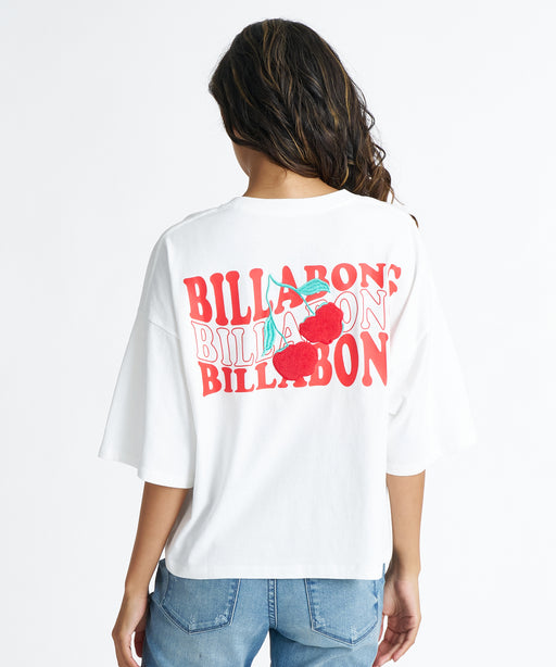 BILLABONG ウィメンズ CHERRY WIDE LOOSE CROPPED TEE Tシャツ 【2026年夏モデル】 SCS / M