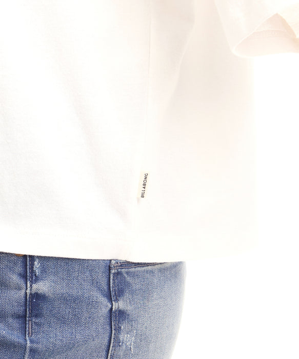 BILLABONG ウィメンズ CHERRY WIDE LOOSE CROPPED TEE Tシャツ 【2026年夏モデル】 SCS / M