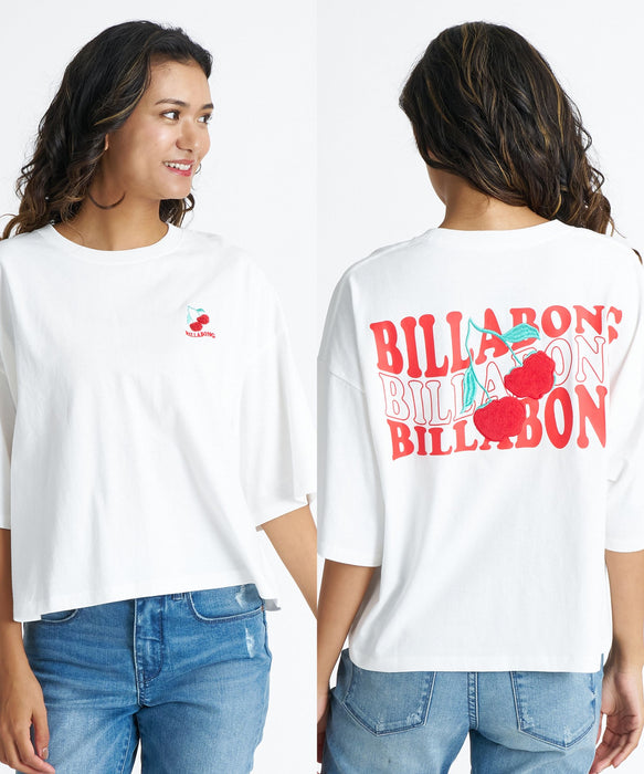 BILLABONG ウィメンズ 【WIDE LOOSE CROPPED】 CHERRY WIDE LOOSE