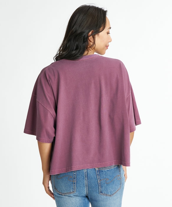 BILLABONG ウィメンズ SUN ECHOES WL CROPPED COOL DRY TEE Tシャツ 【2026年夏モデル】 SAN / M
