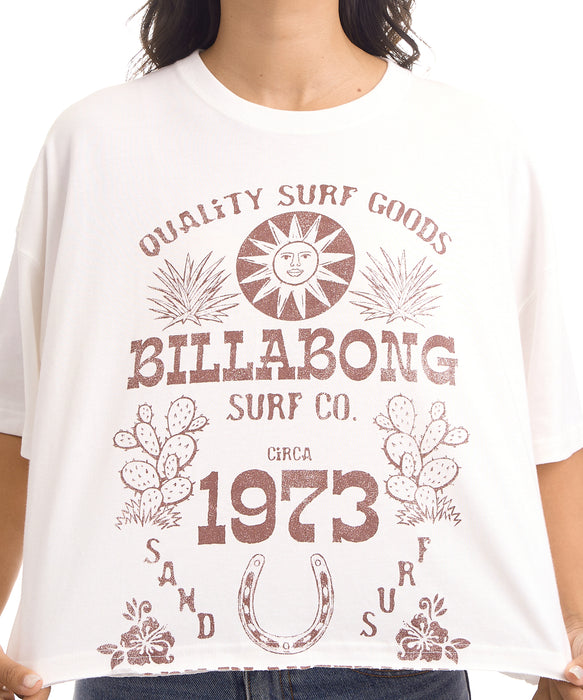 BILLABONG ウィメンズ SUN ECHOES WL CROPPED COOL DRY TEE Tシャツ 【2026年夏モデル】 SCS / M