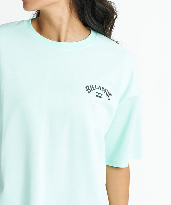 BILLABONG ウィメンズ SQUARE MEDIUM LOOSE COOL TEE Tシャツ 【2026年夏モデル】 AGA / L
