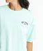 BILLABONG ウィメンズ SQUARE MEDIUM LOOSE COOL TEE Tシャツ 【2026年夏モデル】 AGA / L