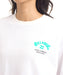 BILLABONG ウィメンズ SQUARE MEDIUM LOOSE COOL TEE Tシャツ 【2026年夏モデル】 WHT2 / L