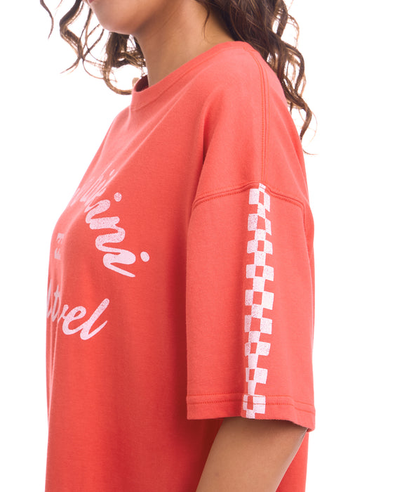 BILLABONG ウィメンズ GRAHIC LOOSE FIT COOL DRY TEE Tシャツ 【2026年夏モデル】 FTR / M