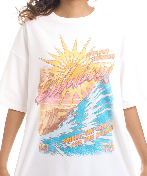 BILLABONG ウィメンズ GRAHIC LOOSE FIT COOL DRY TEE Tシャツ 【2026年夏モデル】 SCS / M