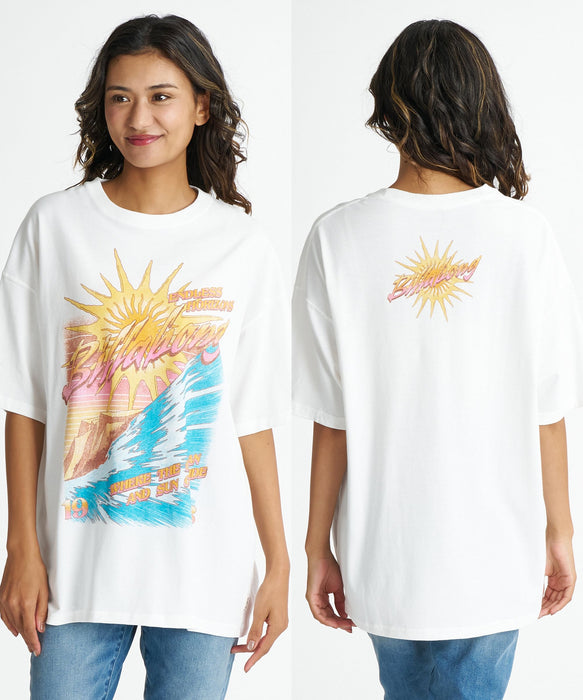 BILLABONG ウィメンズ 【速乾・軽量・UVカット】【LOOSE FIT】GRAHIC LOOSE FIT COOL DRY TEE Tシャツ 【2026年夏モデル】