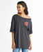 BILLABONG ウィメンズ OFF SHOULDER CORAL LOOSE FIT TEE Tシャツ 【2026年夏モデル】 OFB / M