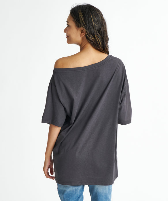 BILLABONG ウィメンズ【抗菌・防臭】 【LOOSE FIT】OFF SHOULDER CORAL