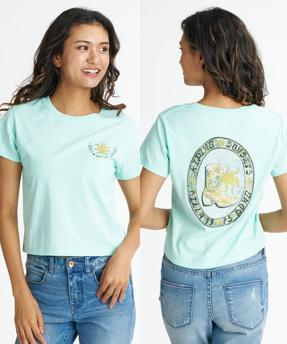BILLABONG ウィメンズ 【BABY FIT】 
GRAPHIC BABY FIT TEE Tシャツ 【2026年夏モデル】