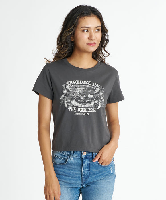 BILLABONG ウィメンズ GRAPHIC BABY FIT TEE Tシャツ 【2026年夏モデル】 OFB / M