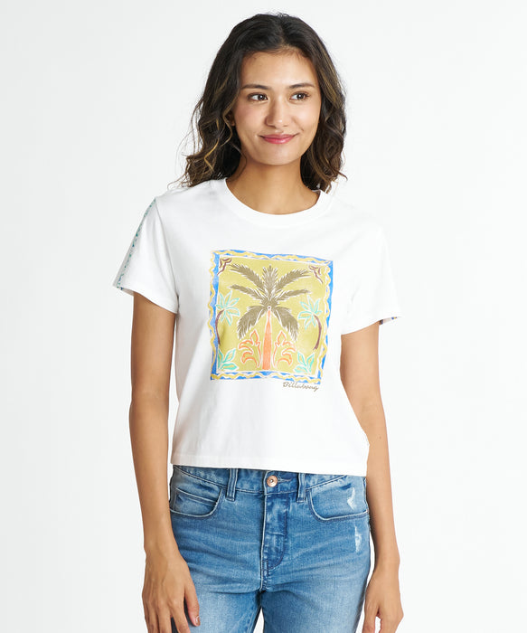 BILLABONG ウィメンズ GRAPHIC BABY FIT TEE Tシャツ 【2026年夏モデル】 SCS / M