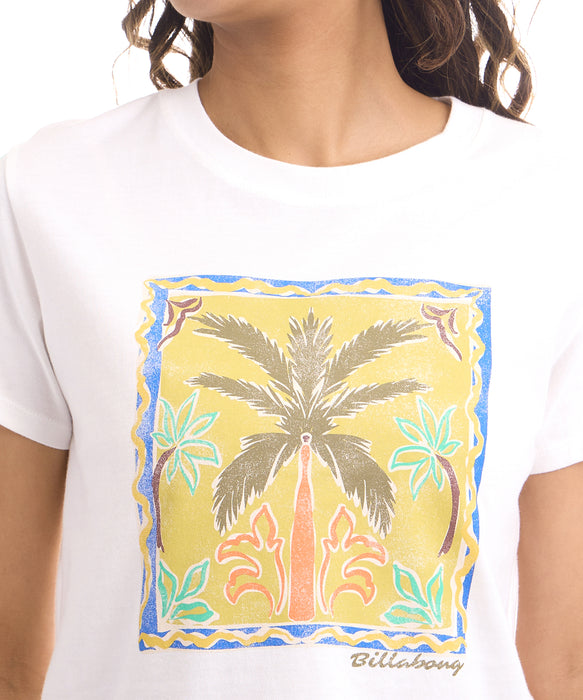 BILLABONG ウィメンズ GRAPHIC BABY FIT TEE Tシャツ 【2026年夏モデル】 SCS / M