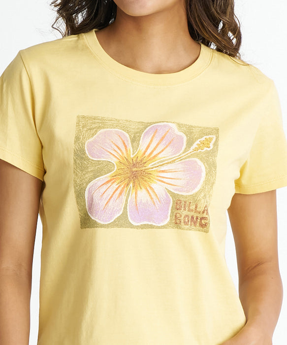 BILLABONG ウィメンズ GRAPHIC BABY FIT TEE Tシャツ 【2026年夏モデル】 SFY / M