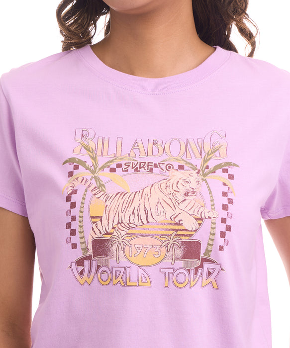 BILLABONG ウィメンズ GRAPHIC BABY FIT TEE Tシャツ 【2026年夏モデル】 VGV / M