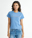 BILLABONG ウィメンズ STUDS LOGO BABY FIT TEE Tシャツ 【2026年夏モデル】 DBU1 / M