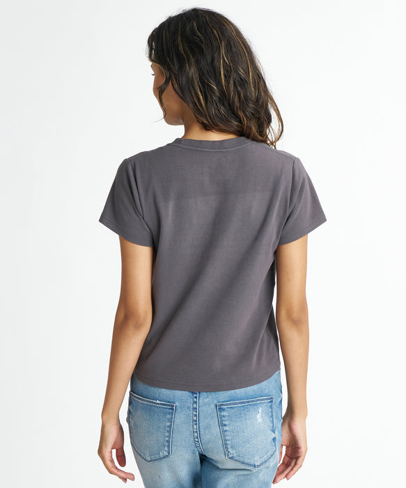 BILLABONG ウィメンズ STUDS LOGO BABY FIT TEE Tシャツ 【2026年夏モデル】 OFB / M