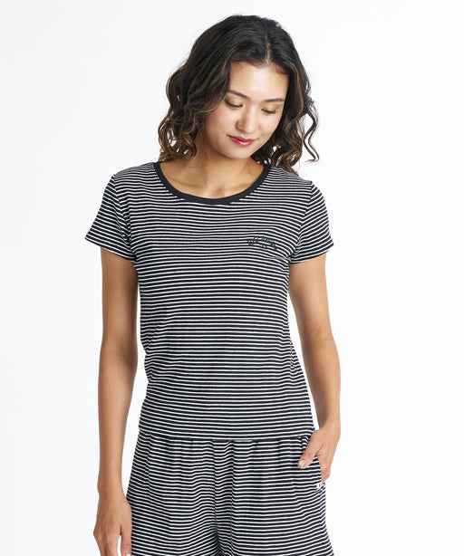 BILLABONG ウィメンズ RONDOM RIB BABY FIT TEE Tシャツ 【2026年夏モデル】 BLK / L