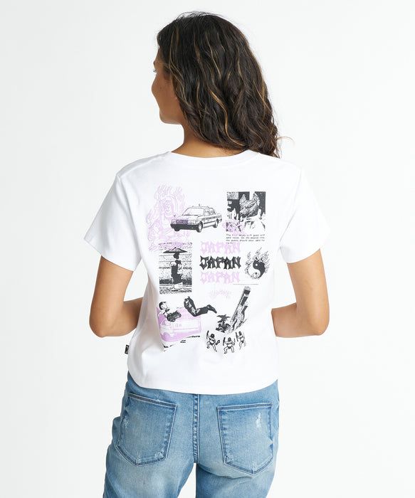 BILLABONG ウィメンズ DESTINATION JAPAN TEE Tシャツ 【2026年夏モデル】 WHT / M