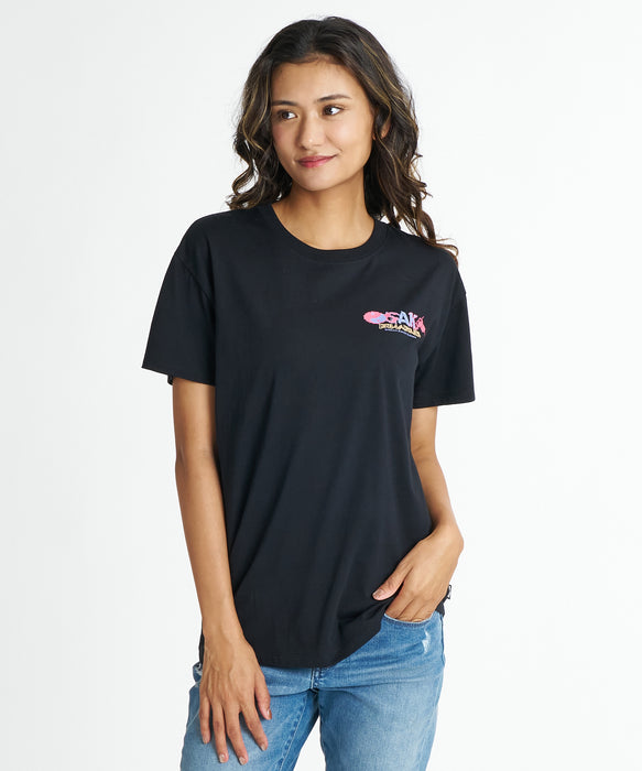 BILLABONG ウィメンズ DESTINATION OSAKA TEE Tシャツ 【2026年夏モデル】 BLK / M