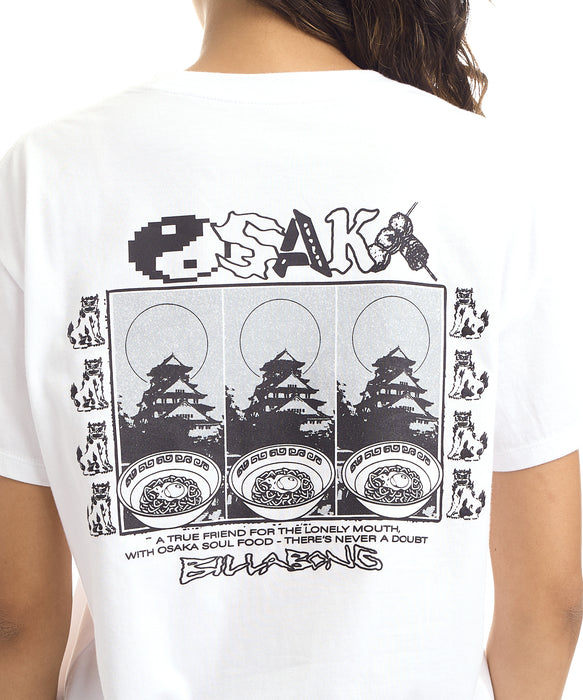 BILLABONG ウィメンズ DESTINATION OSAKA TEE Tシャツ 【2026年夏モデル】 WHT / M