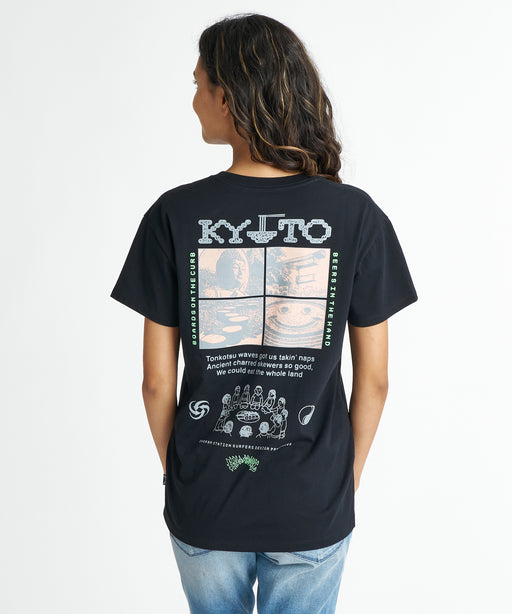 BILLABONG ウィメンズ DESTINATION KYOTO TEE Tシャツ 【2026年夏モデル】 BLK / M