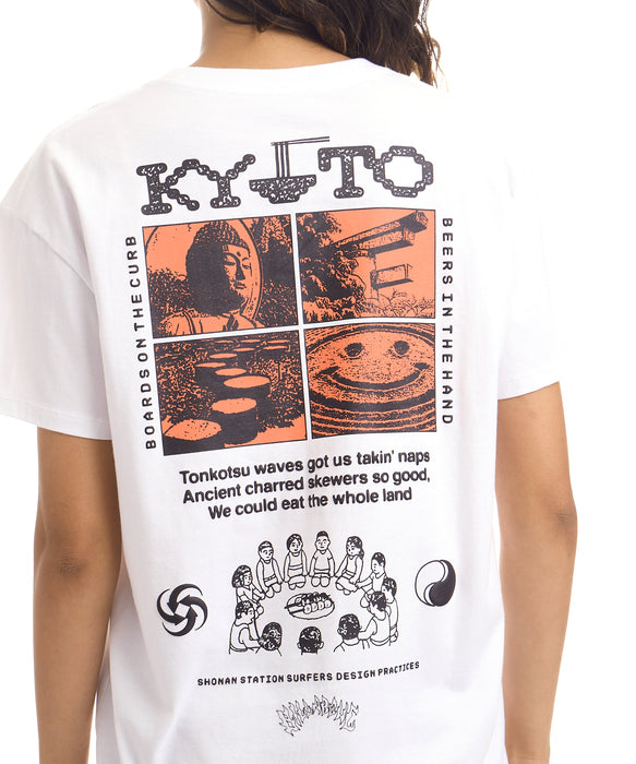 BILLABONG ウィメンズ DESTINATION KYOTO TEE Tシャツ 【2026年夏モデル】 WHT / M