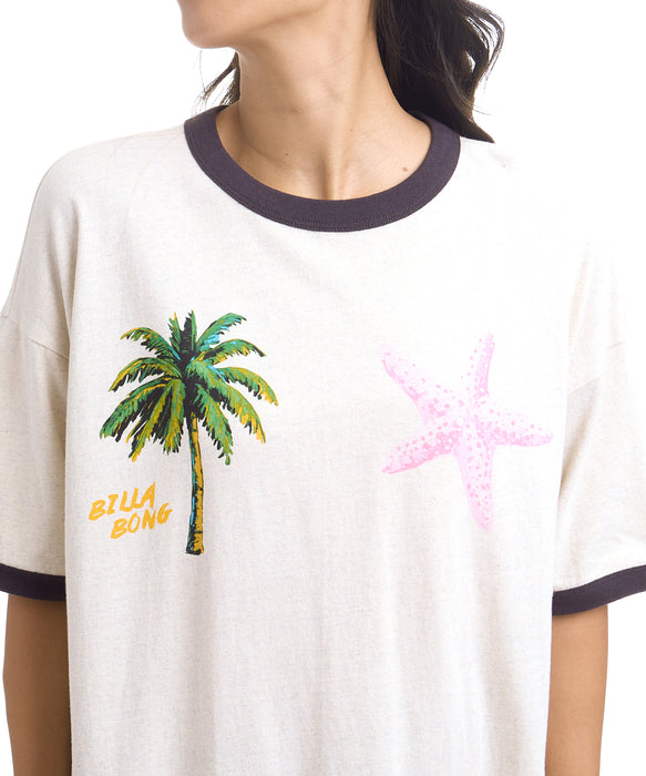 BILLABONG ウィメンズ FUN PARADISE SS TEE Tシャツ 【2026年夏モデル】 WCP / M