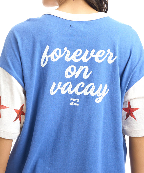 BILLABONG ウィメンズ TROPICS CO SS RINGER Tシャツ 【2026年夏モデル】 DBU1 / M