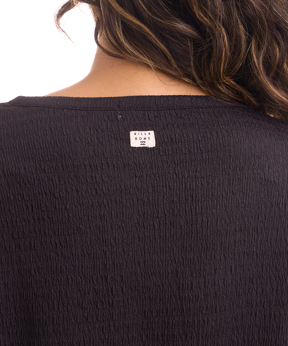 BILLABONG ウィメンズ POLY SHIRRING LS CARDIGAN セーター 【2026年夏モデル】 BPB / M