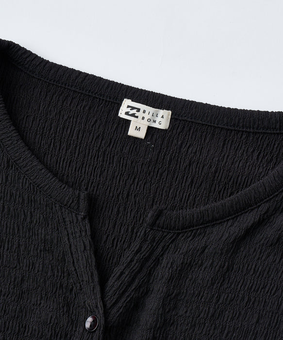 BILLABONG ウィメンズ POLY SHIRRING LS CARDIGAN セーター 【2026年夏モデル】 BPB / M