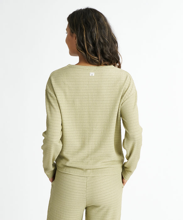 BILLABONG ウィメンズ POLY SHIRRING LS CARDIGAN セーター 【2026年夏モデル】 CED / M