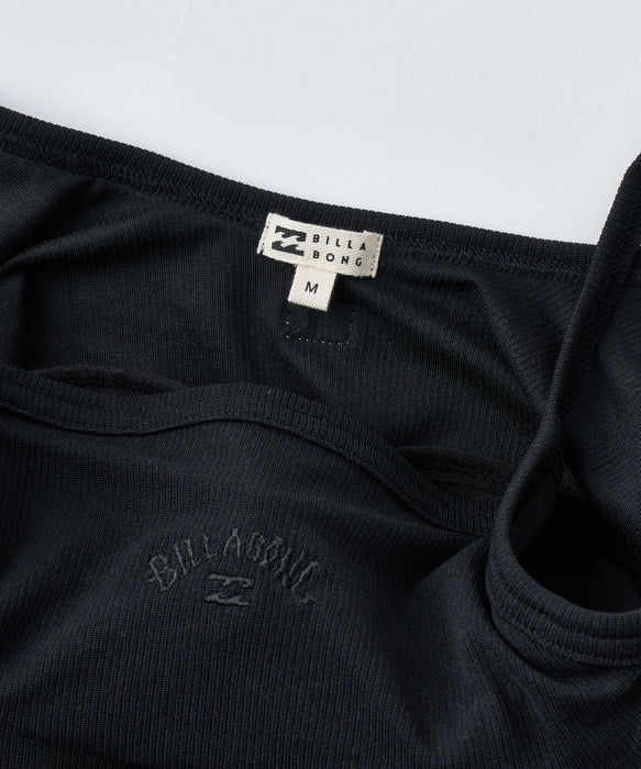 BILLABONG ウィメンズ BRA TOP BABY FIT DRY RIB ONEPIECE ワンピース 【2026年夏モデル】 BLK / M
