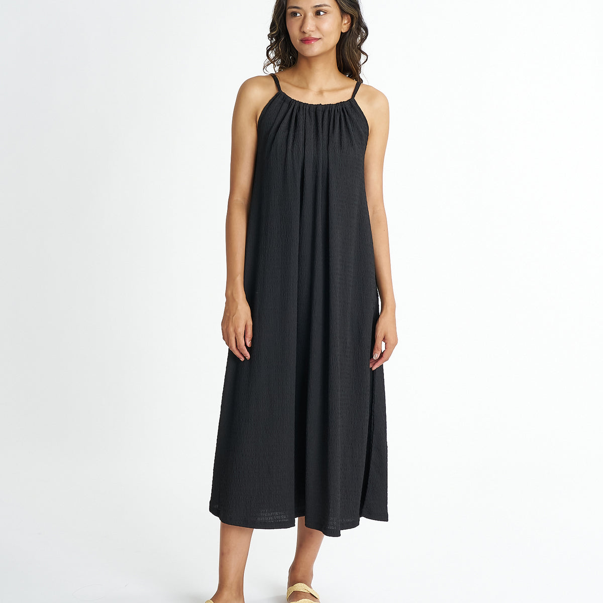 BILLABONG ウィメンズ 【CHILLWEAR】POLY SHIRRING ONEPIECE DRESS